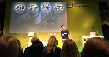 Social-Experte Nicolas Diekmann von der Agentur pilot bei der Social Media Week 2018 Hamburg über den Erfolg der Fernet-Branca-Kampagne "Life is bitter."