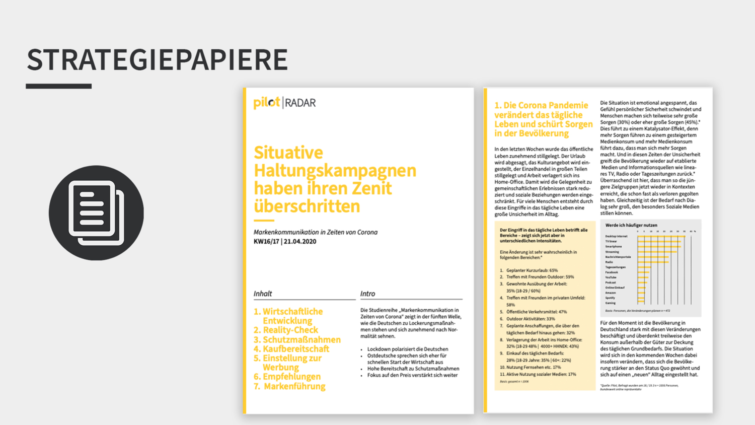 Strategiepapiere von pilot Radar