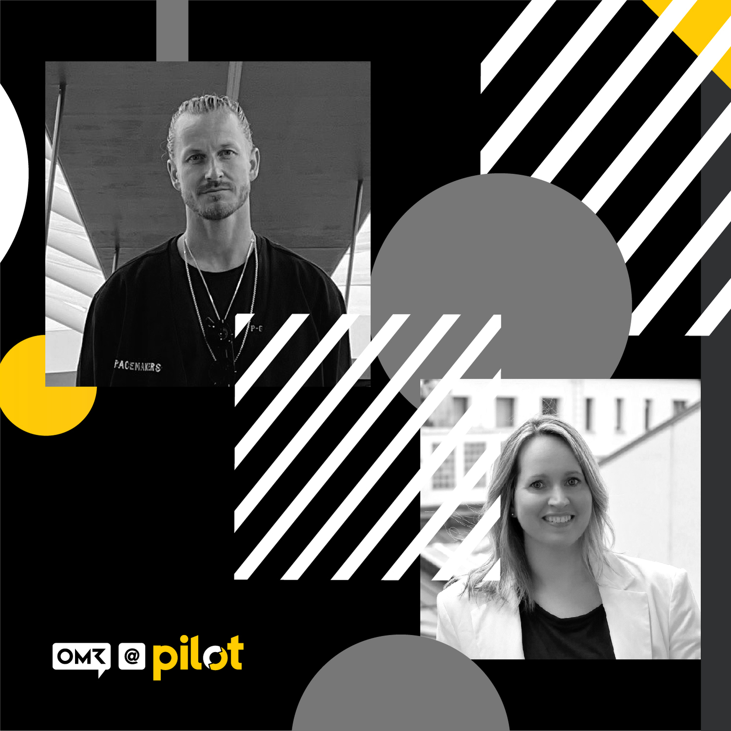 OMR Speakerpaar Visual von Till Jagla und Katharina Baumann