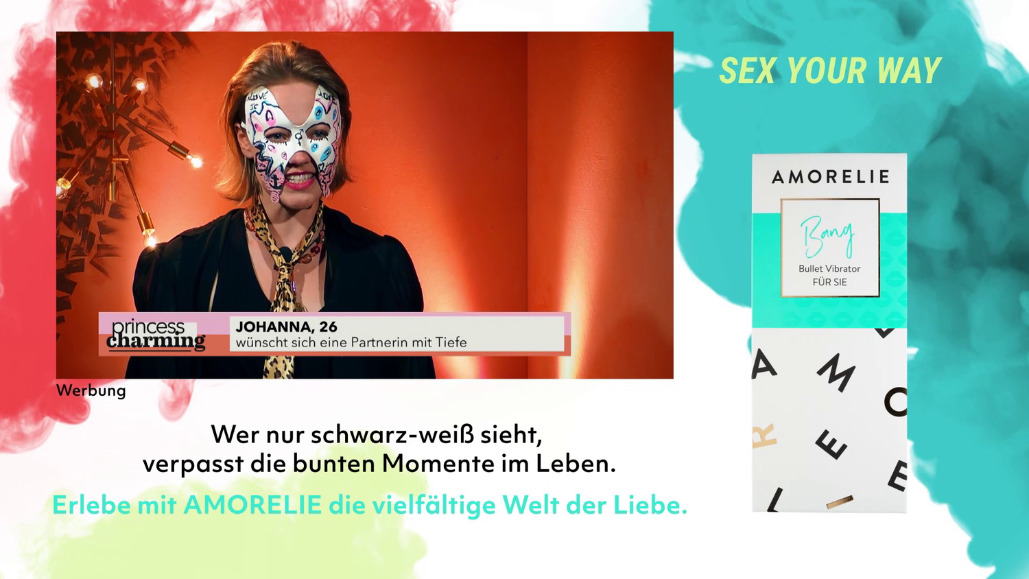 Frau mit Gesichtsmaske