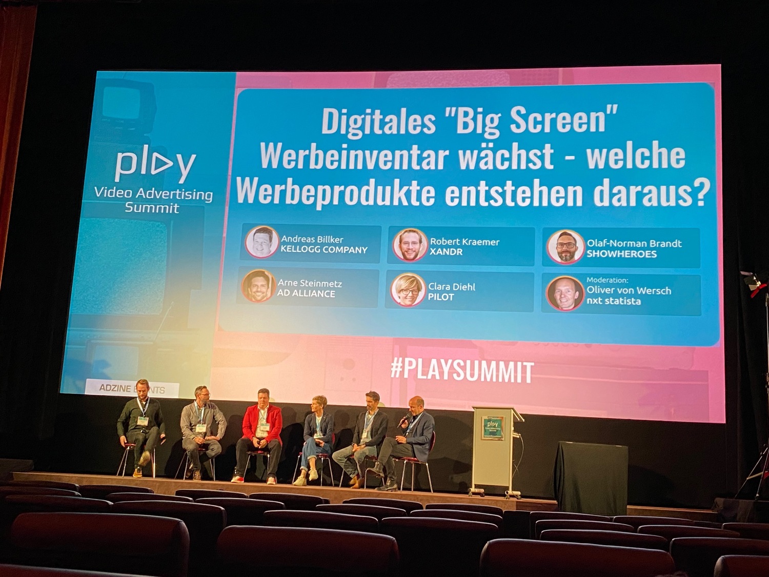 Präsentation mit dem Thema digitales Marketing.