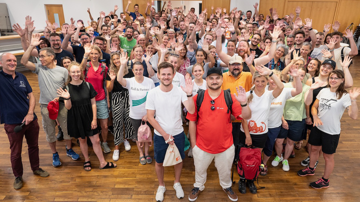 Ein Gruppenbild vom Social Day in Nürnberg
