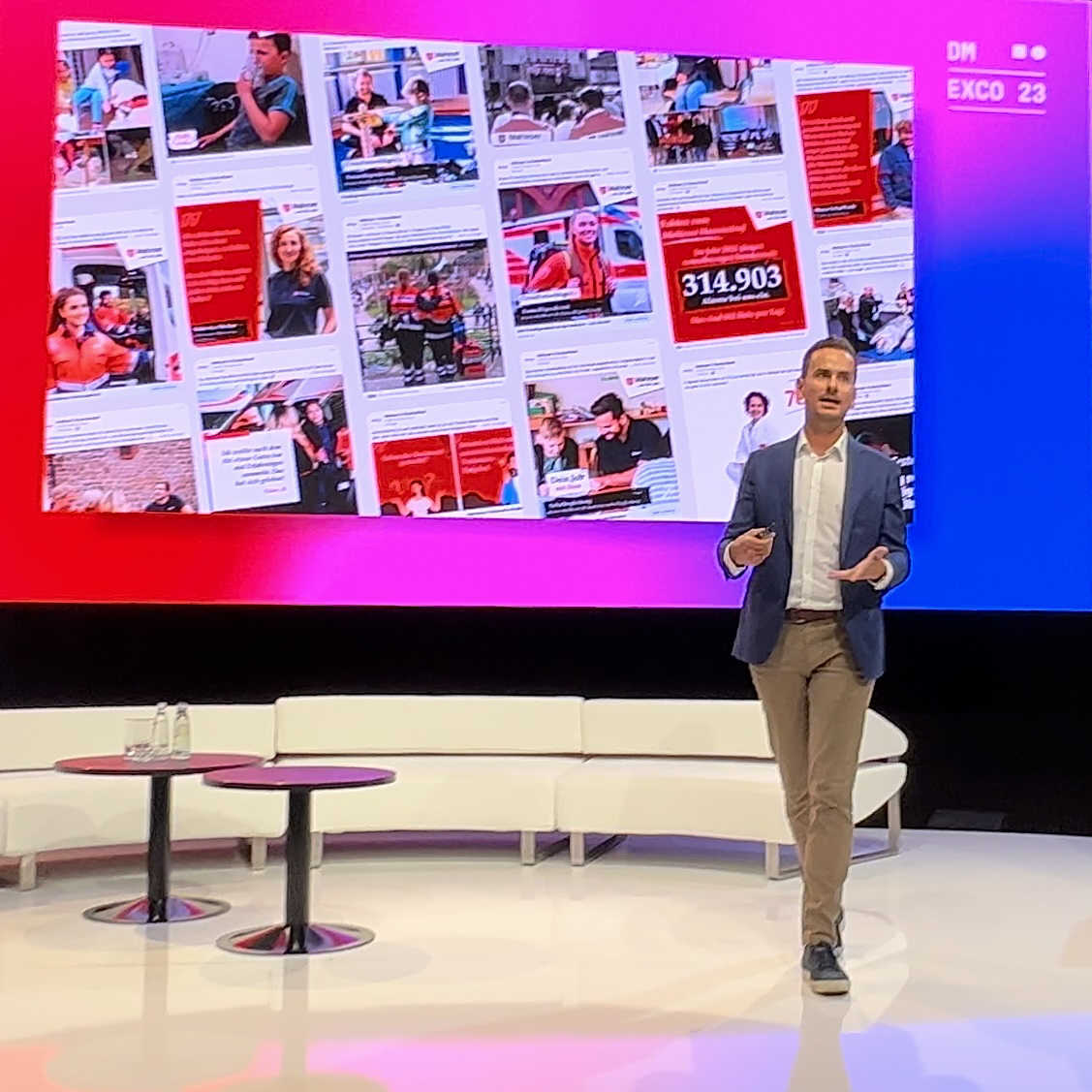 Speaker*innen auf der Bühne von der DMEXCO 2023