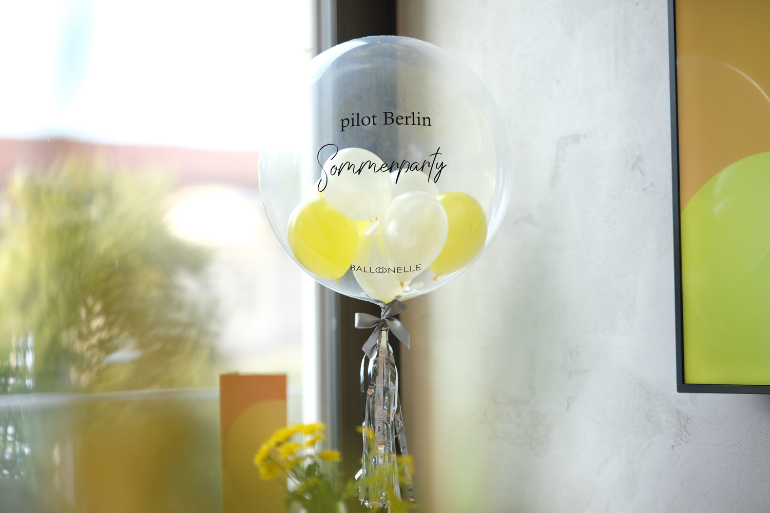 Dekoration der pilot Berlin Sommerparty