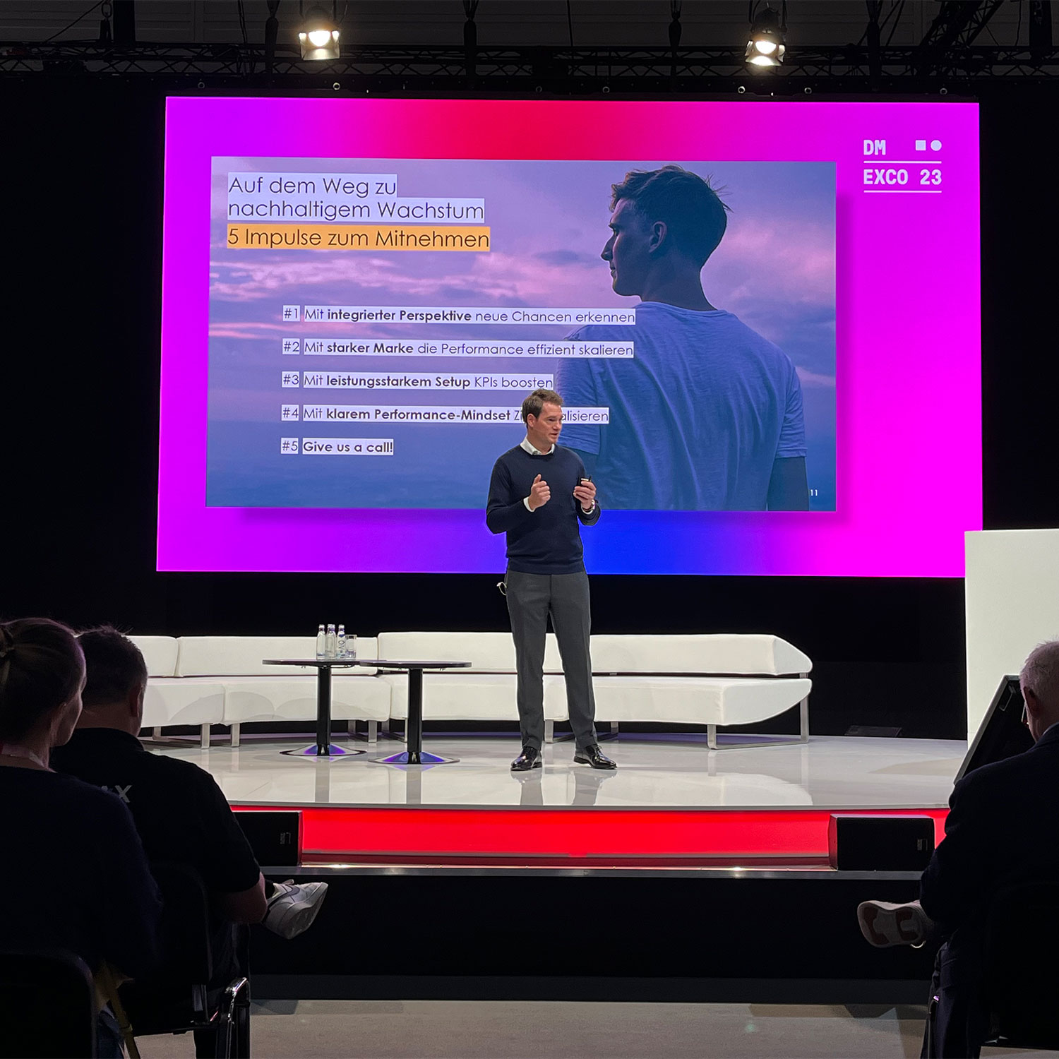 Speaker Ben bei der DMEXCO 2023