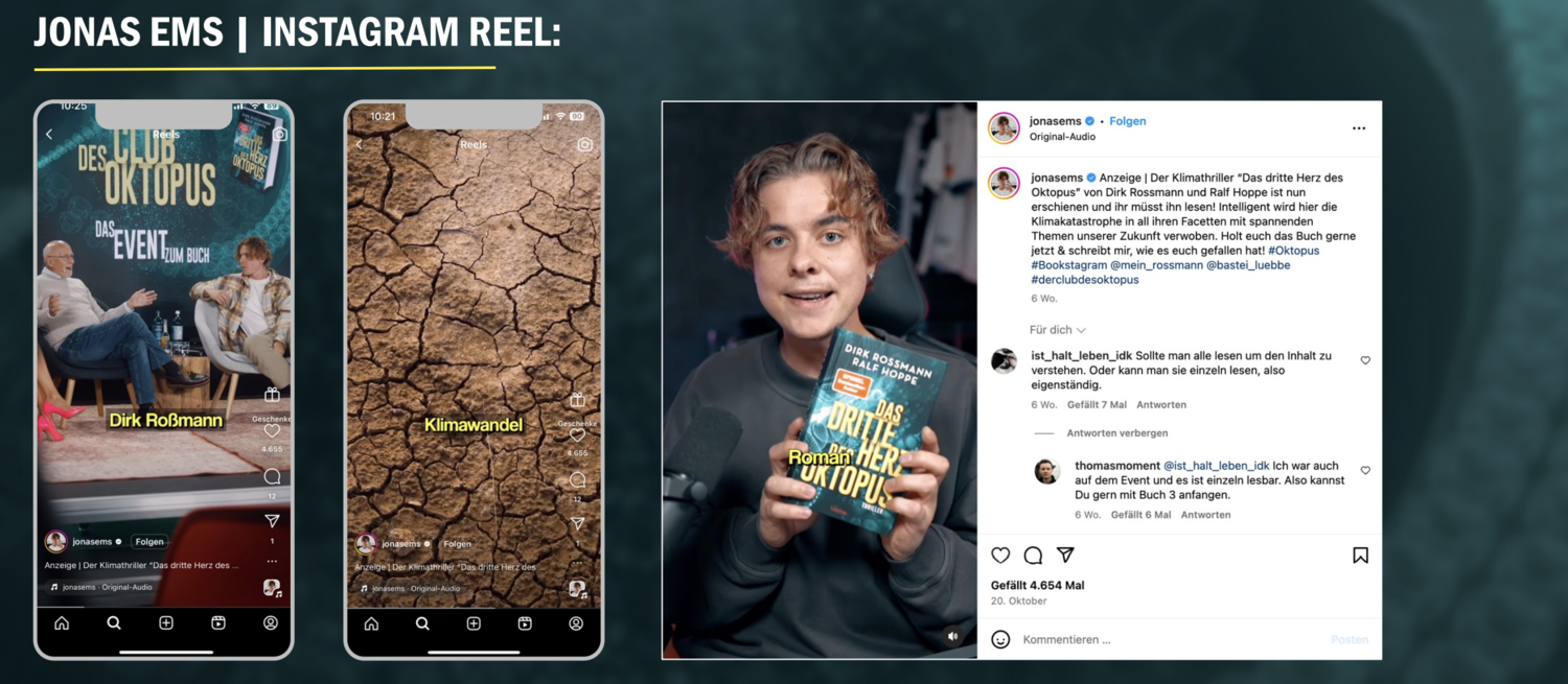 Zusammenfassung von Social Media Posting von Jonas Ems