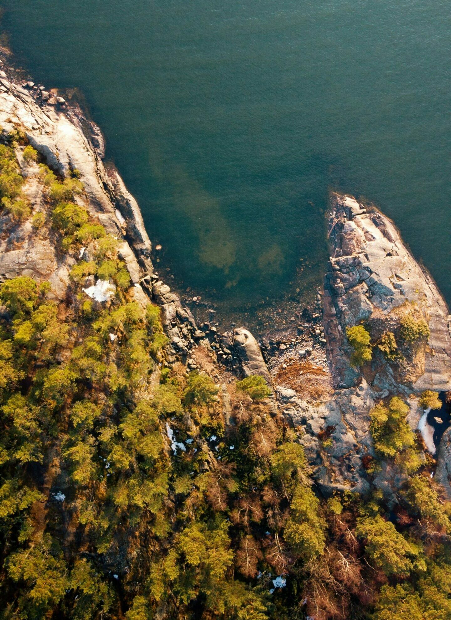 Küste Blick von Oben in der Sonne