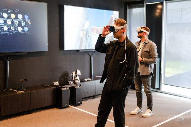 Blick ins XRlab bei pilot@OMR